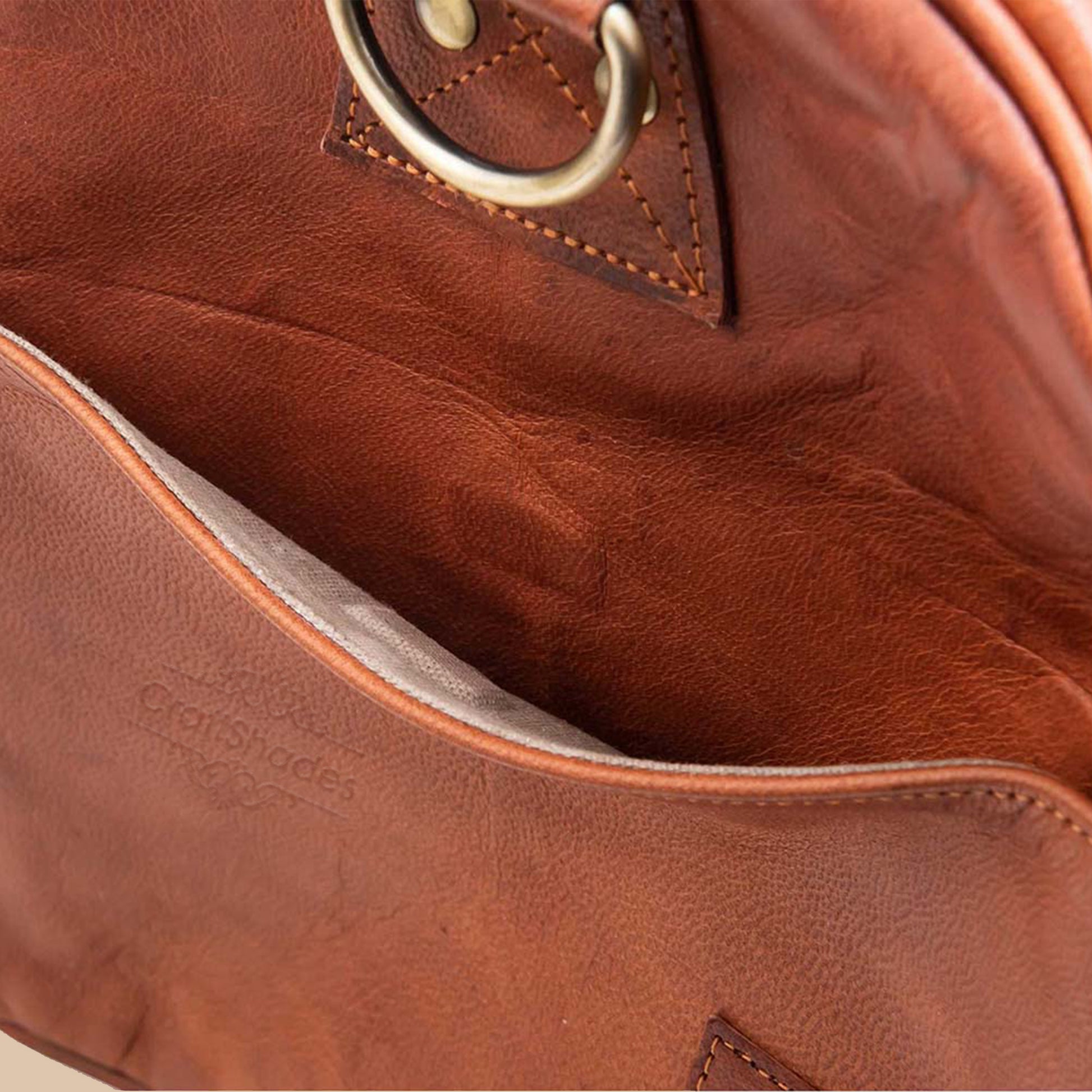 CraftShades 22 Inch leather duffle bag
