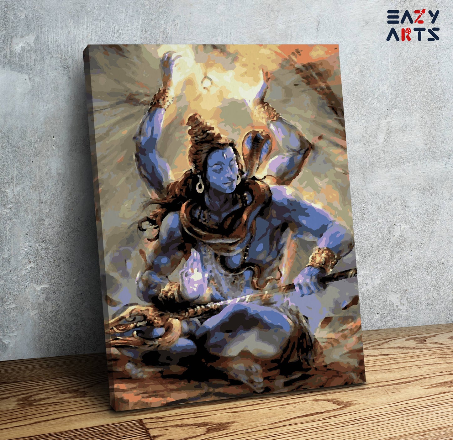 Lord Shiva Sitting Paint By Numbers kit