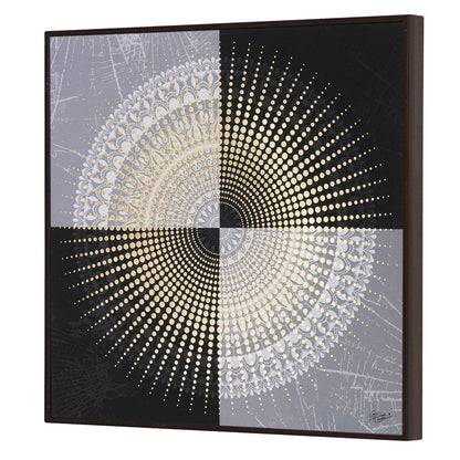 Golden Embossed Wall Painting For Home Decoration , Paintings for Living Room , Modern Art Wall Pinting, For Home Decor (12X12 INCH)