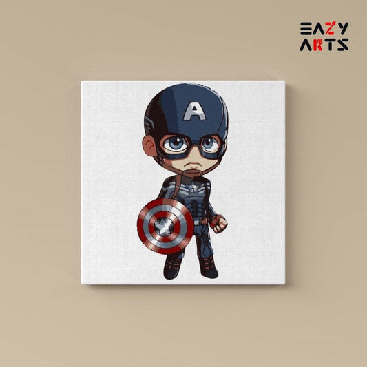 Captain America Paint By Numbers Kit For Kids
