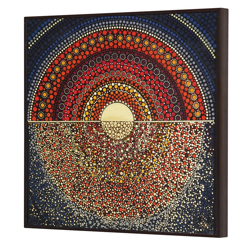 Golden Embossed Wall Painting For Home Decoration , Paintings for Living Room , Modern Art Wall Pinting, For Home Decor (12X12 INCH)