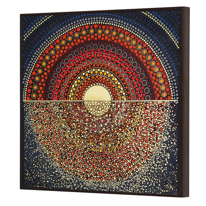 Golden Embossed Wall Painting For Home Decoration , Paintings for Living Room , Modern Art Wall Pinting, For Home Decor (12X12 INCH)