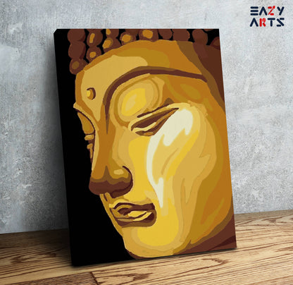 Lord Buddha Closeup Paint By Numbers kit