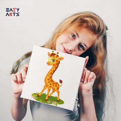 Baby Giraffe Paint By Numbers Kit For Kids