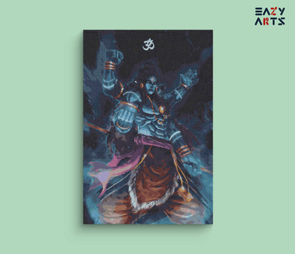 Lord Shiva Anger Paint By Numbers kit