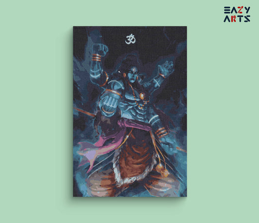 Lord Shiva Anger Paint By Numbers kit