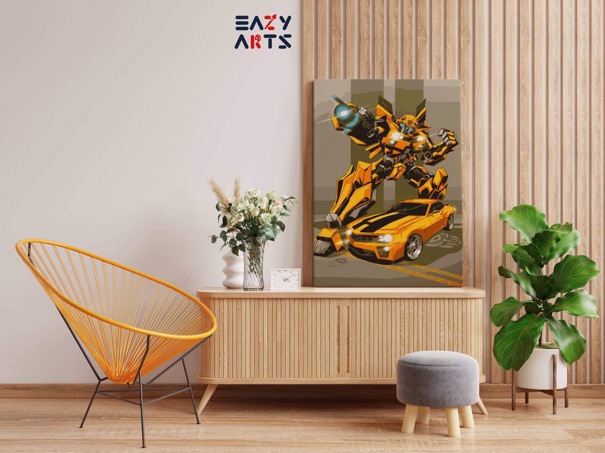 Bumble Bee Car Paint By Numbers kit