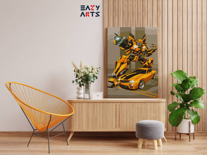 Bumble Bee Car Paint By Numbers kit