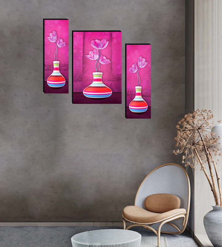 Set Of 3 Digital Wall Painting