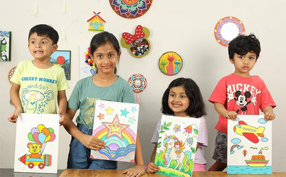 Hobby India Kids Canvas Painting Kits