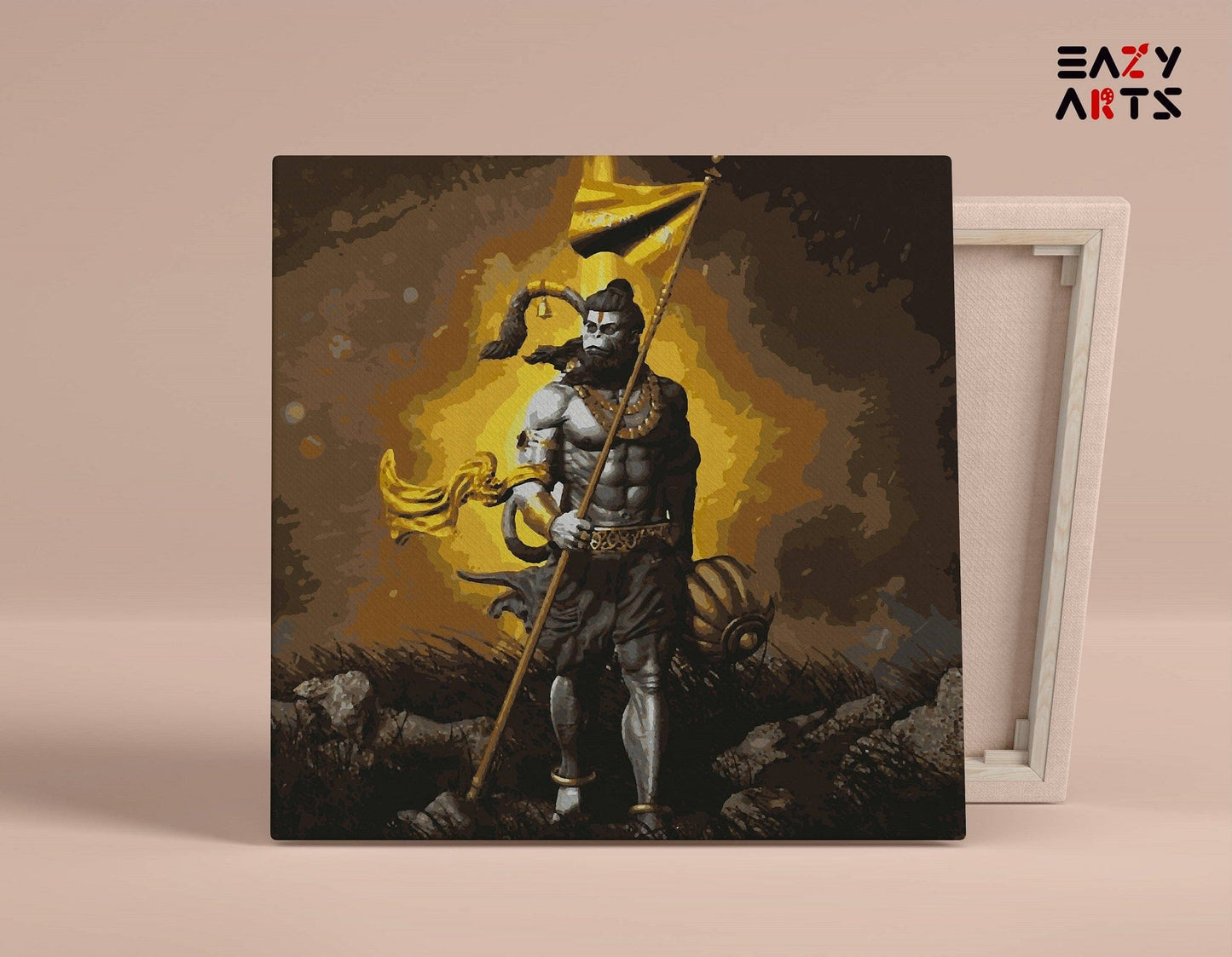 Lord Hanuman Paint By Numbers kit