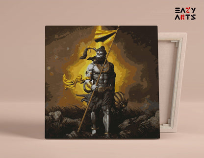 Lord Hanuman Paint By Numbers kit
