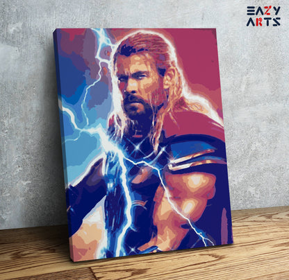 Thor Thunder Paint By Numbers kit