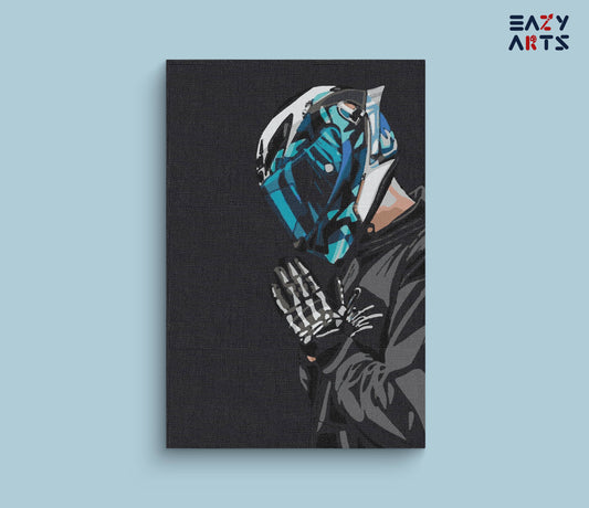 Bike Rider Paint By Numbers kit