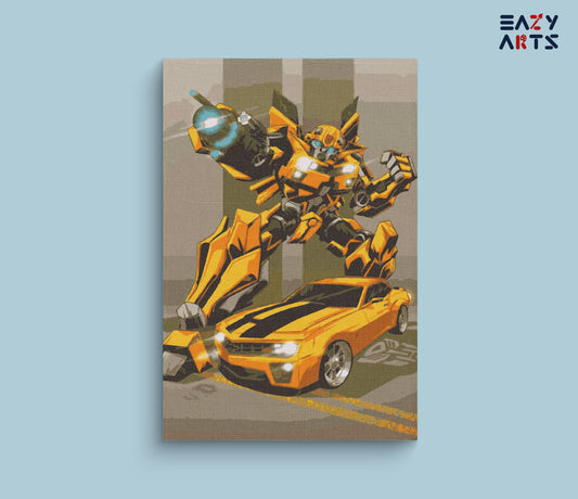Bumble Bee Car Paint By Numbers kit