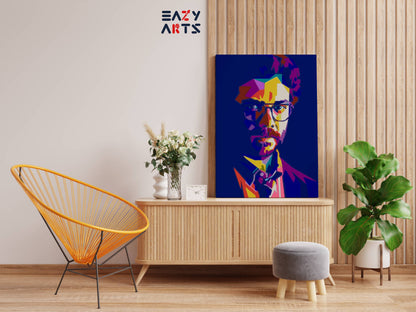 Professor Abstract Paint By Numbers kit