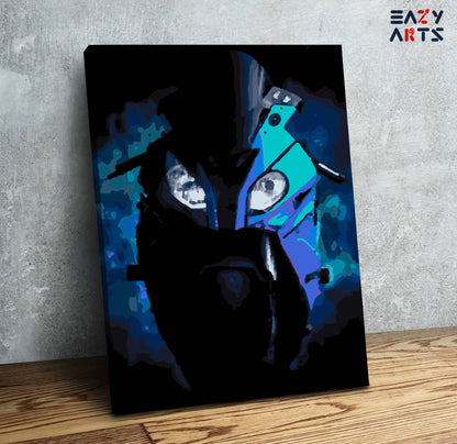 Blue Super Bike Paint By Numbers kit