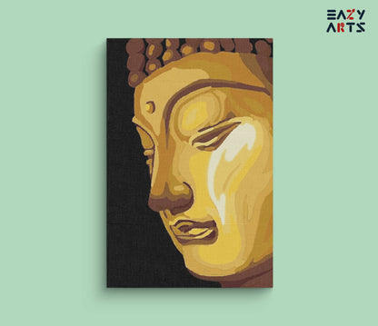 Lord Buddha Closeup Paint By Numbers kit
