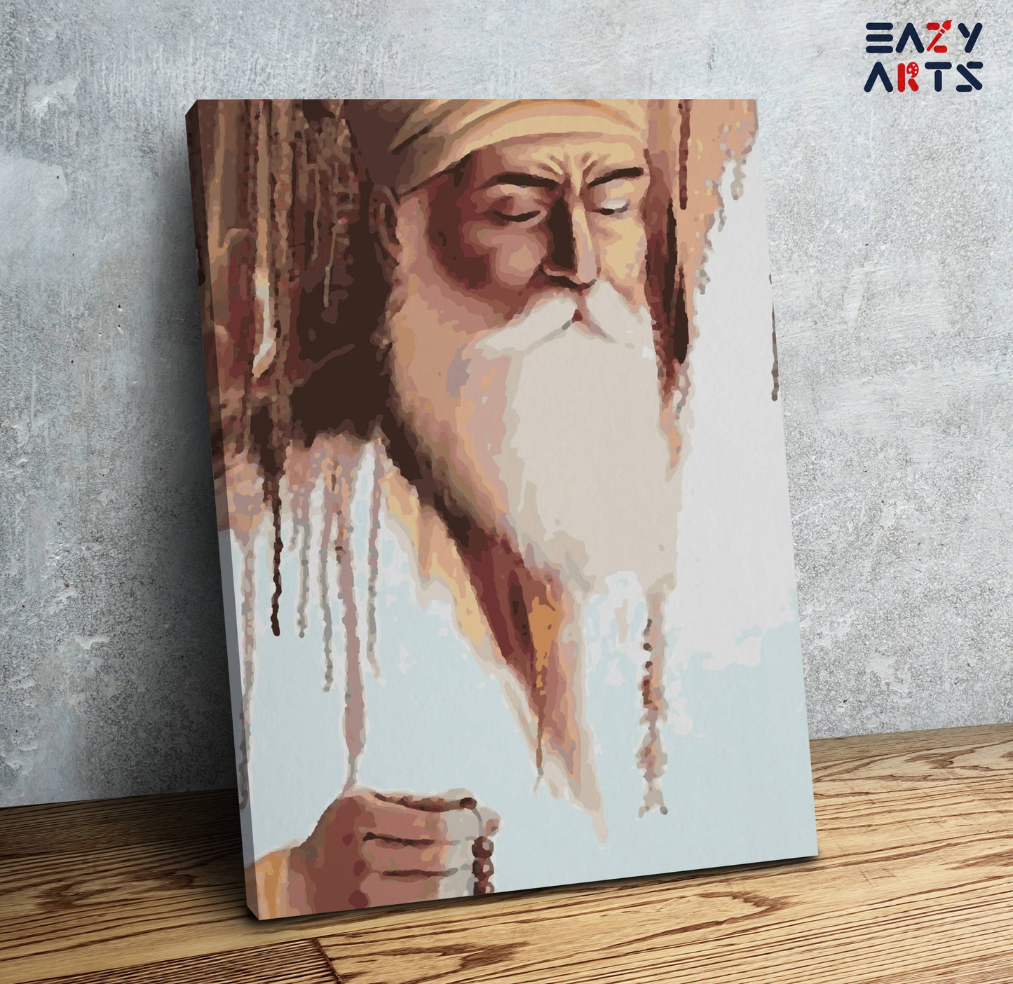 Guru Nanak Meditating Paint By Numbers kit