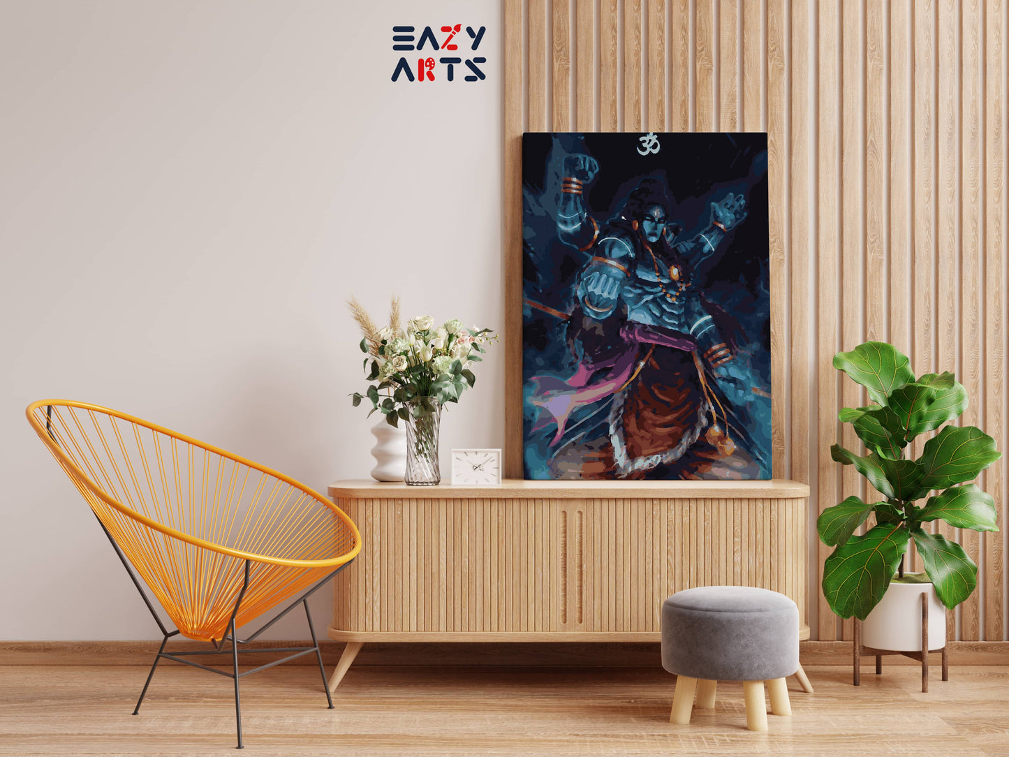 Lord Shiva Anger Paint By Numbers kit