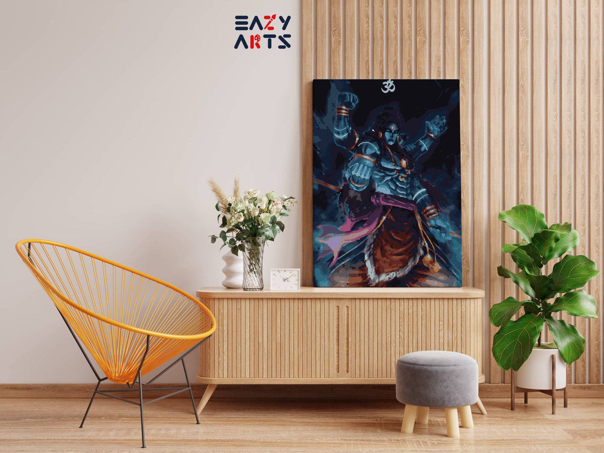 Lord Shiva Anger Paint By Numbers kit