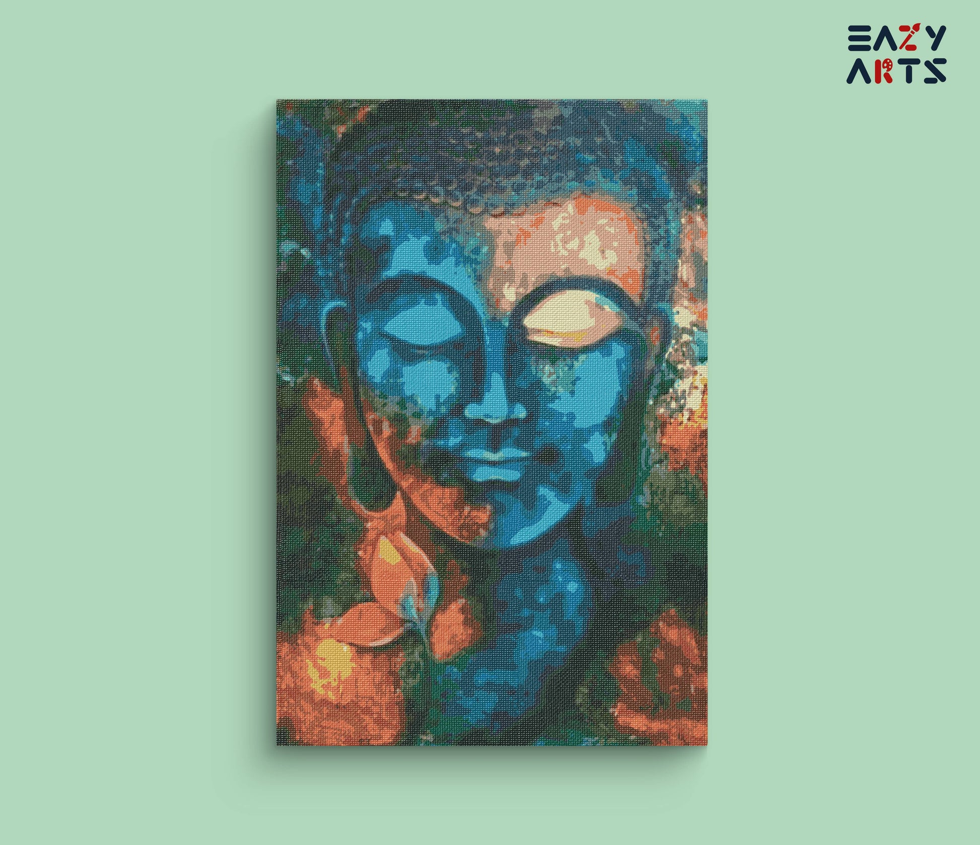 Lord Buddha Abstract Paint By Numbers kit