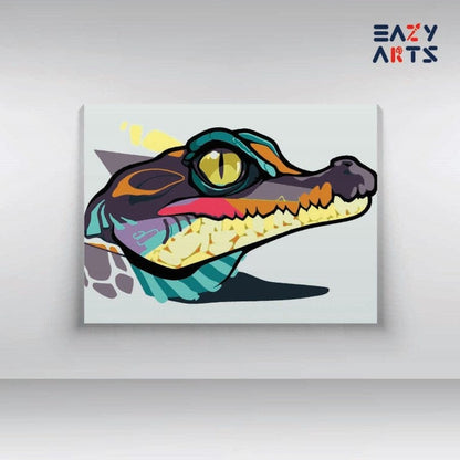 Crocodile Paint By Numbers Kit For Kids