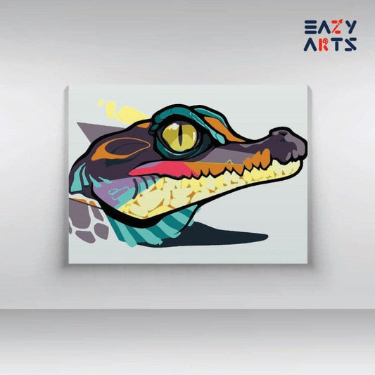 Crocodile Paint By Numbers Kit For Kids