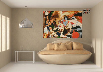 Krishna by MF Husain Paint By Numbers kit