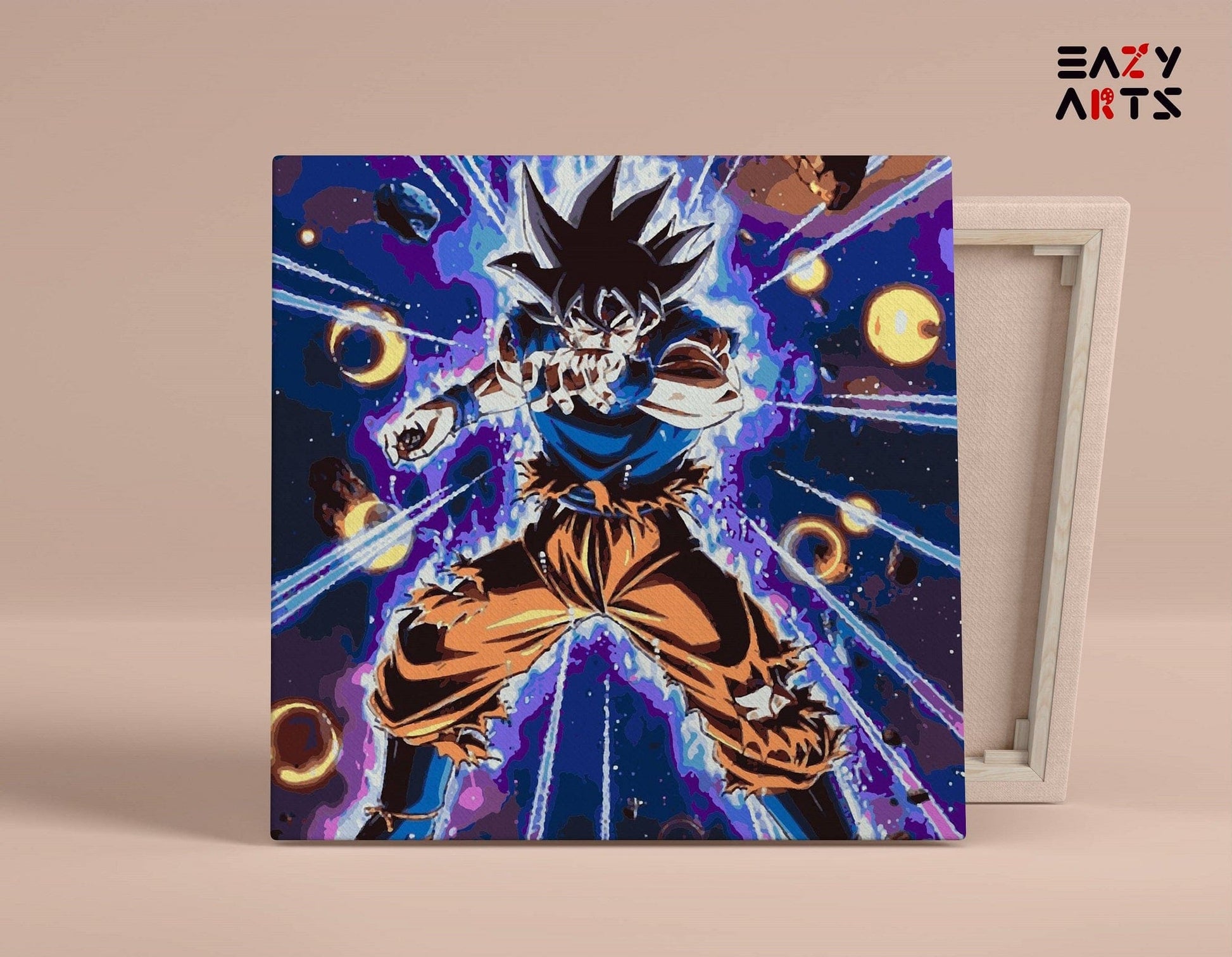 Goku Fighting Paint By Numbers kit