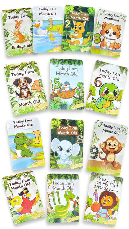Newborn Baby Milestone Cards