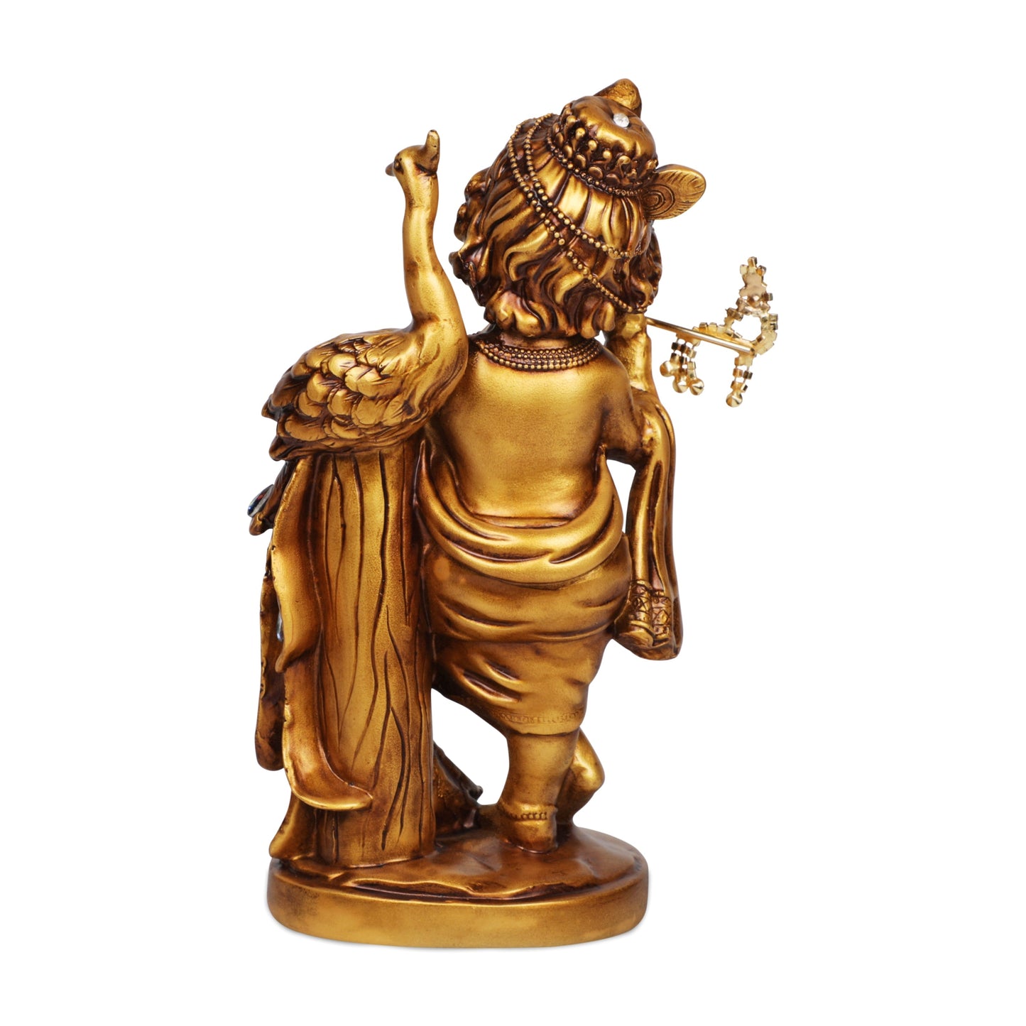 Artarium Baby Krishna with Peacock Idol