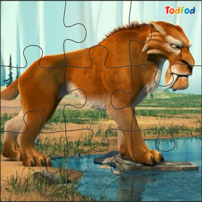 Wooden Jigsaw Puzzles - Ice Age & Friends Anime Cartoon Characters