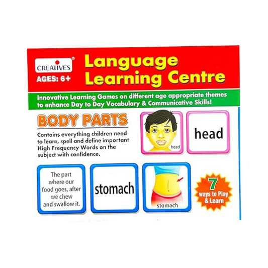Creative's Language Learning Centre-body Parts | Knowledge About Human Body Parts | 7 Ways to Play & Learn | Ages 6 & Up Children