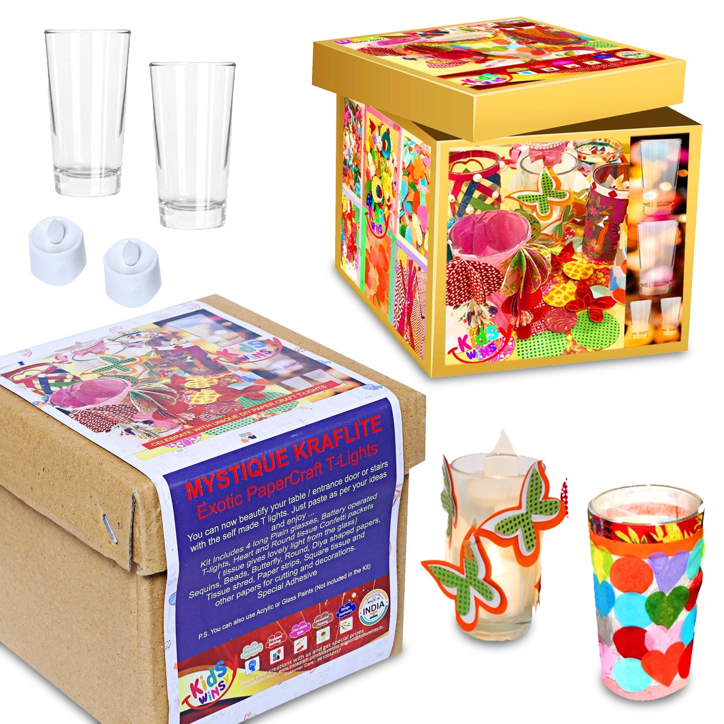 MYSTIQUE KRAFLITE Exotic Pap Craftize T Lites