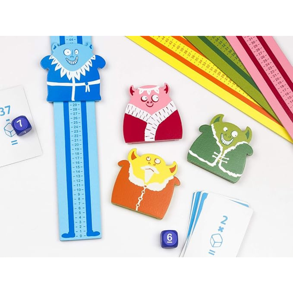 Chalk and Chuckles Long Legs Addition and Subtraction Maths Fun Educational Stem Game for Kids