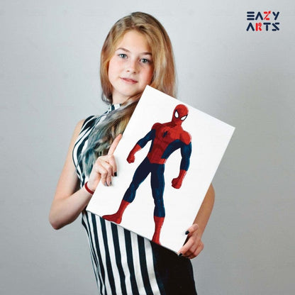 Spiderman Standing Paint By Numbers Kit For Kids