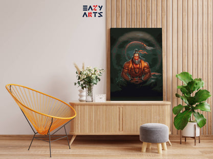 Lord Hanuman in Meditation Paint By Numbers kit