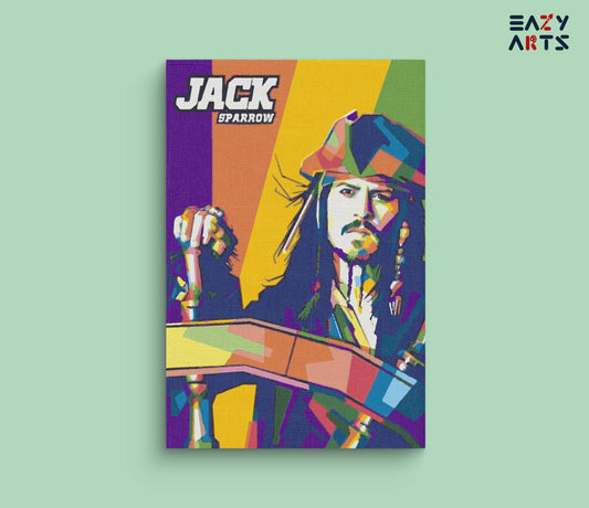 Jack Sparrow Sailing Paint By Numbers kit