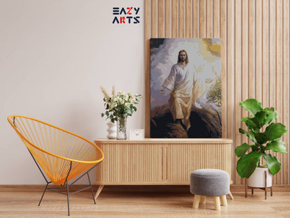Jesus Christ on Mountain Paint By Numbers kit