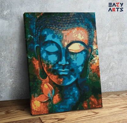 Lord Buddha Abstract Paint By Numbers kit