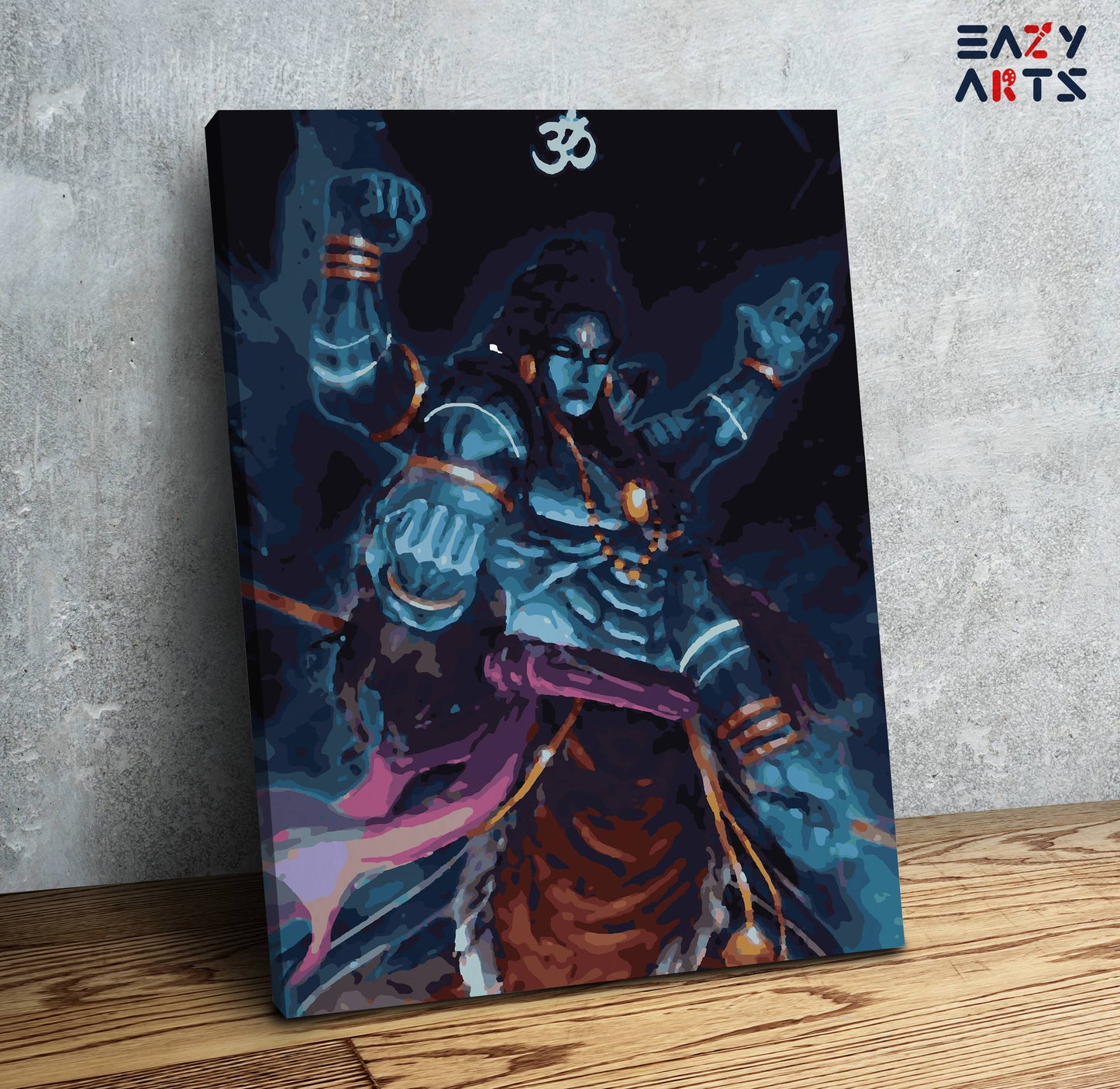 Lord Shiva Anger Paint By Numbers kit