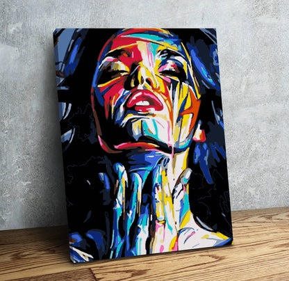 Women Abstract DIY Paint By Numbers kit
