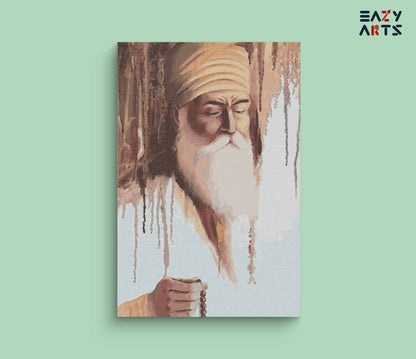Guru Nanak Meditating Paint By Numbers kit