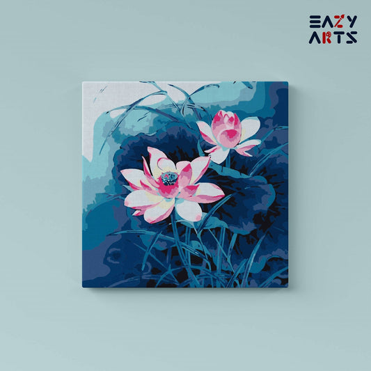 Pink Lotus Flower Paint By Numbers kit