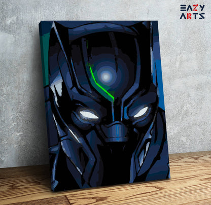 Black Panther Suit Paint By Numbers kit