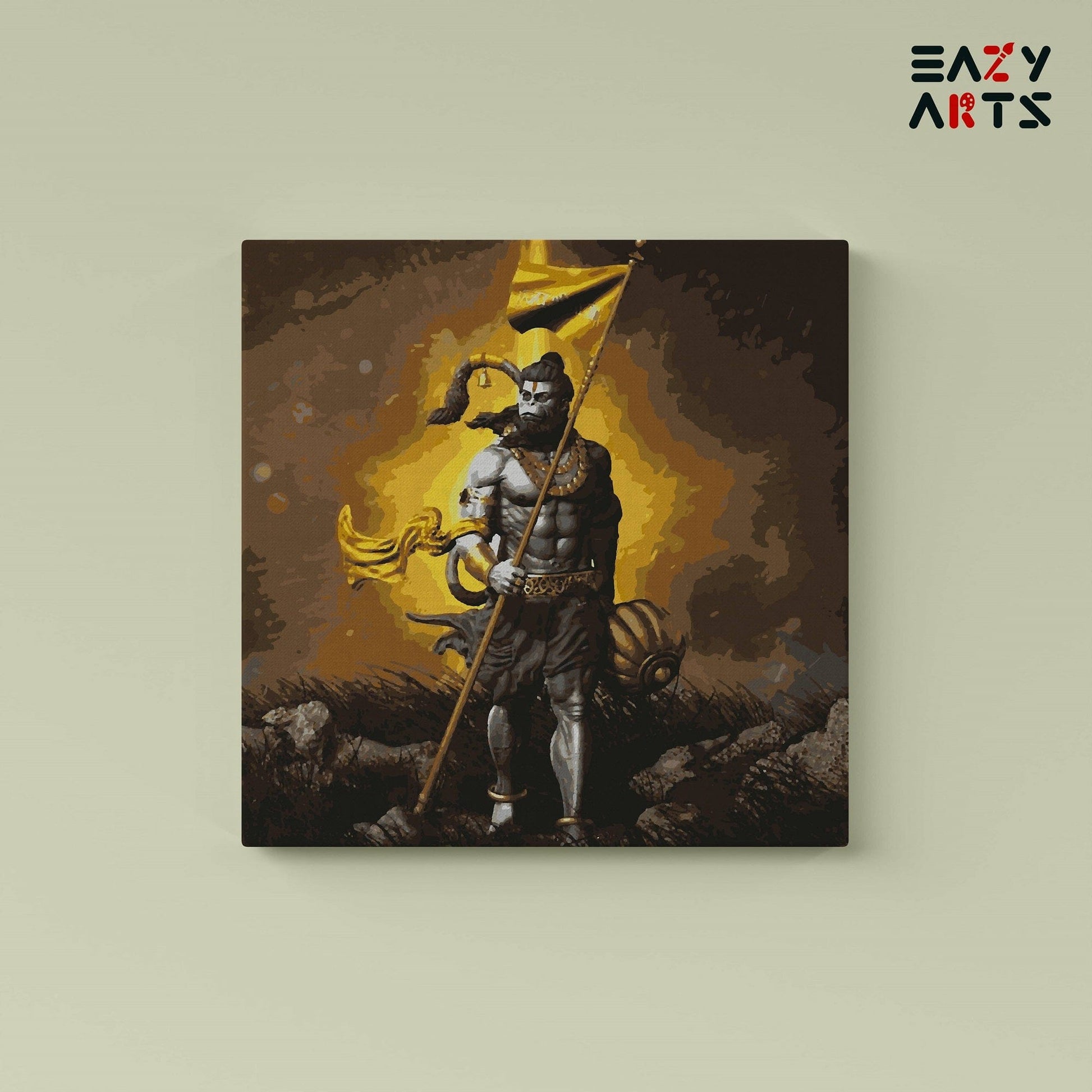 Lord Hanuman Paint By Numbers kit