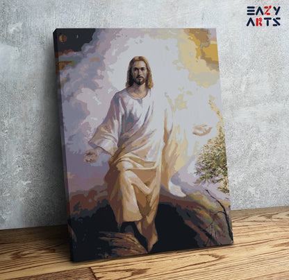 Jesus Christ on Mountain Paint By Numbers kit