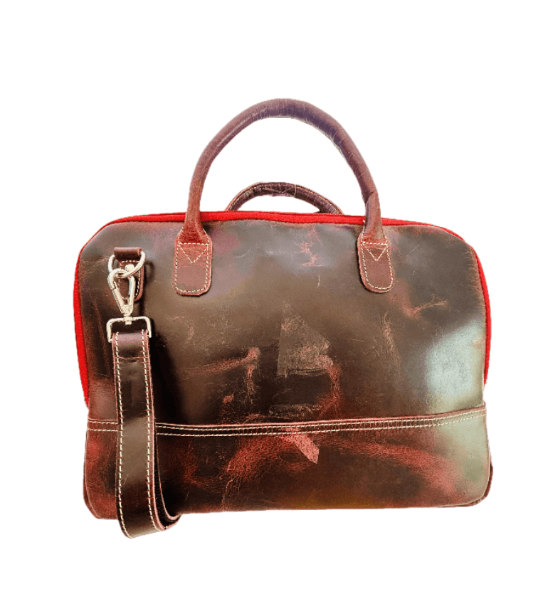 CraftShades Buffalo Leather MacBook Bag