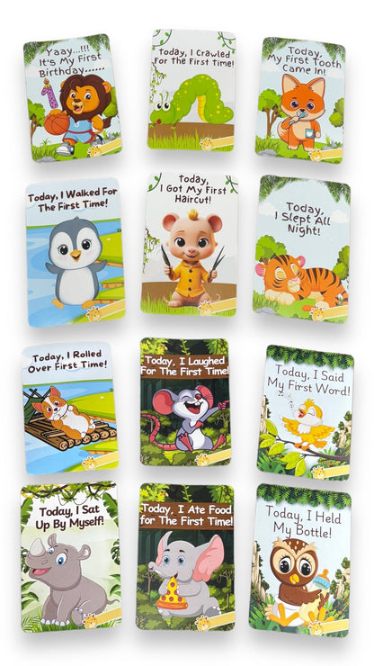 Newborn Baby Milestone Cards